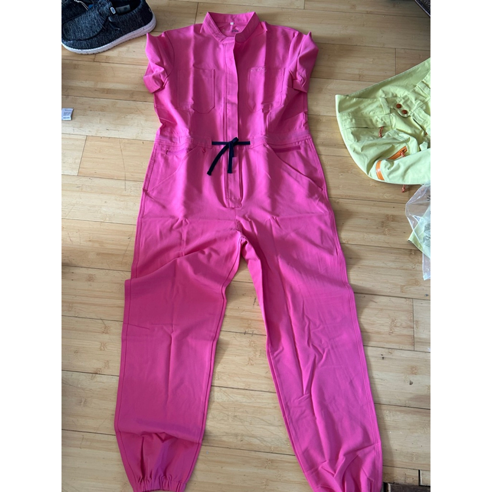 House of scrubs pink medium romper - Picture 2 of 3